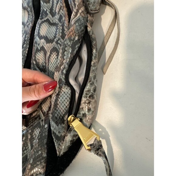 Aimee Kestenberg Purse Tuscany Snakeskin/Suede Hobo Bag Modern Designer MobWife - Picture 9 of 13